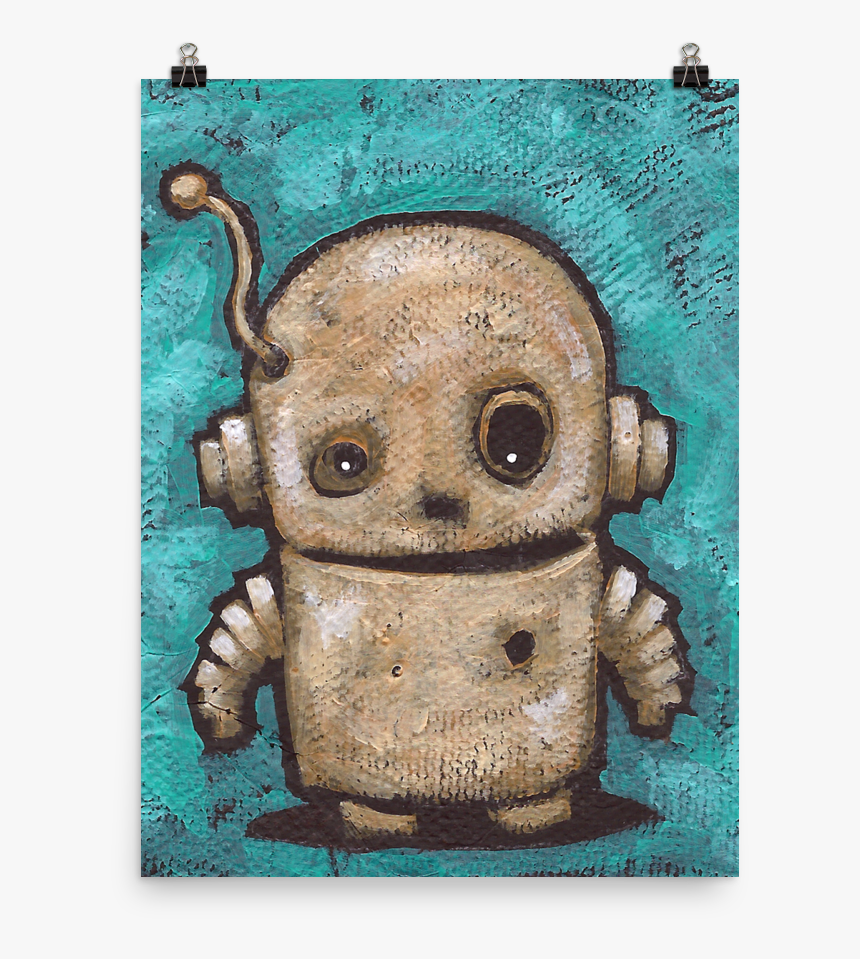 Cute Robot Png -cute Robot, Hd Png Download - Visual Arts, Transparent Png
