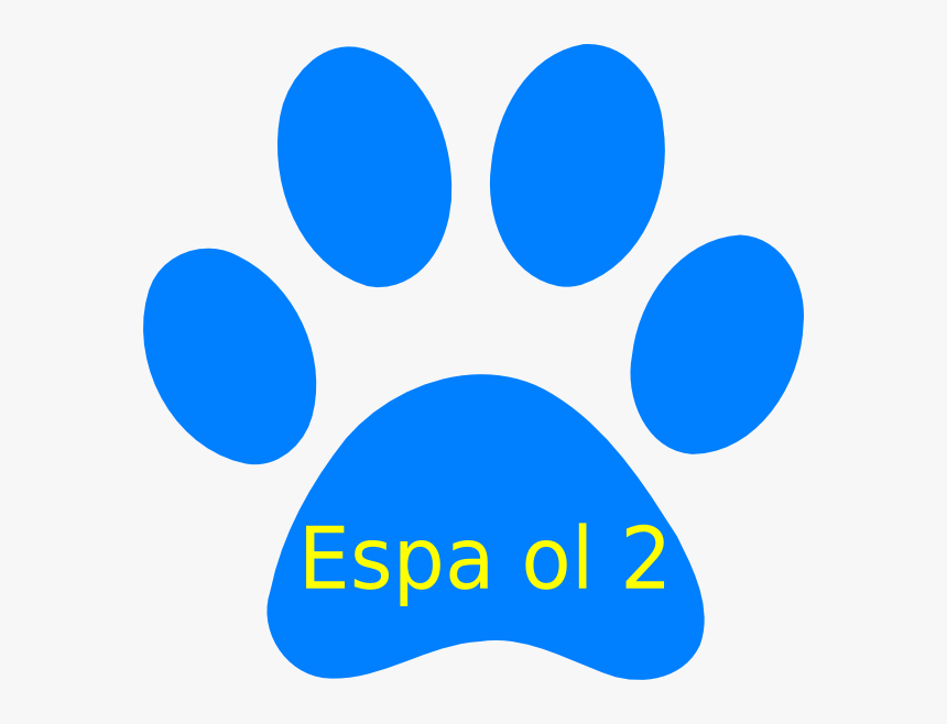 Color Huella De Perro Clipart , Png Download - Transparent Blue Paw Icon, Png Download