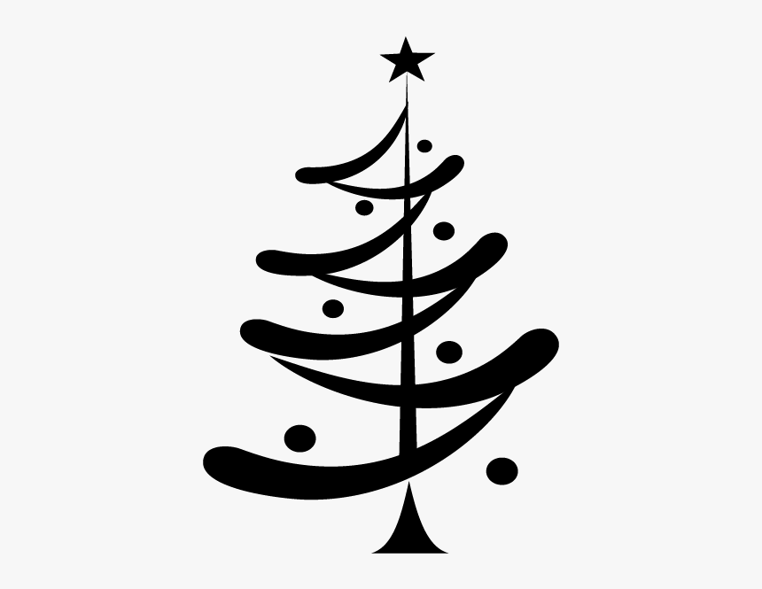 Black Christmas Tree, HD Png Download