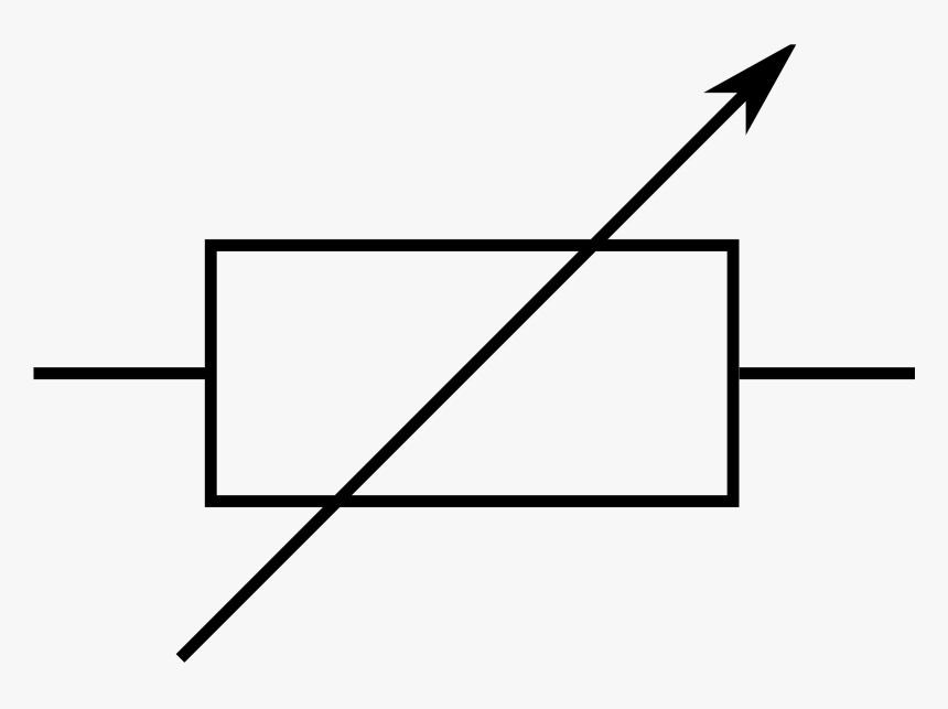 Modern Variable Power Supply Symbol Collection - Variable Resistor Circuit Symbol, HD Png Download