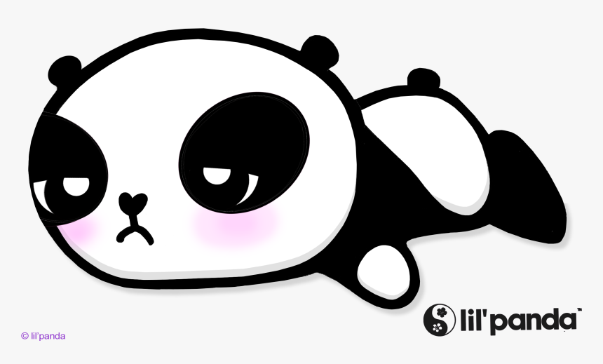 Panda Cute Lil Kawaii - Sleeping Pands Transparent, HD Png Download