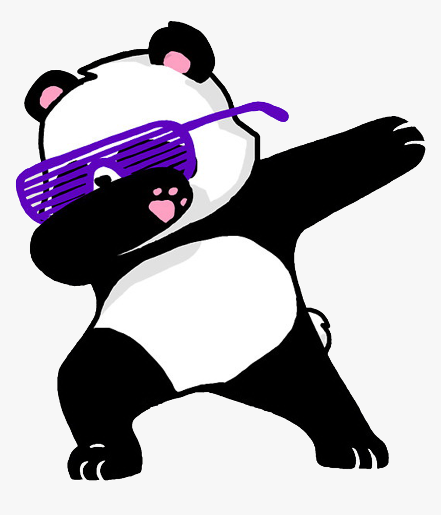 Dabbing Panda Mug Clipart - Dance Dab, HD Png Download