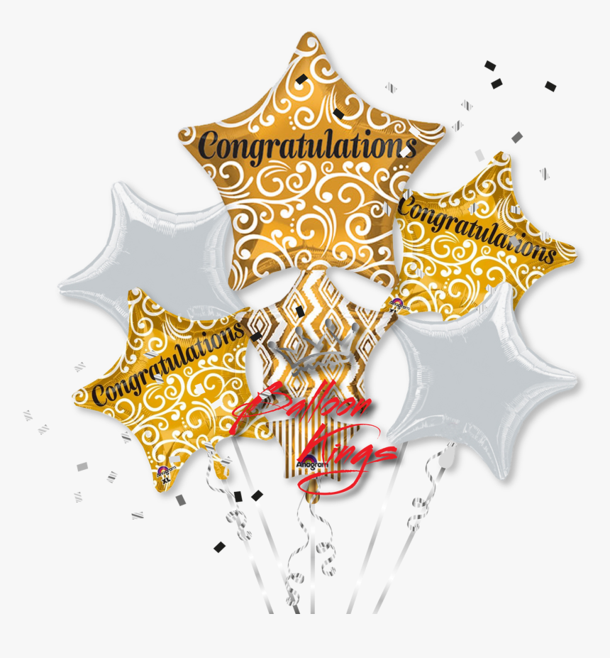 Congratulations Stacked Stars Bouquet - Illustration, HD Png Download