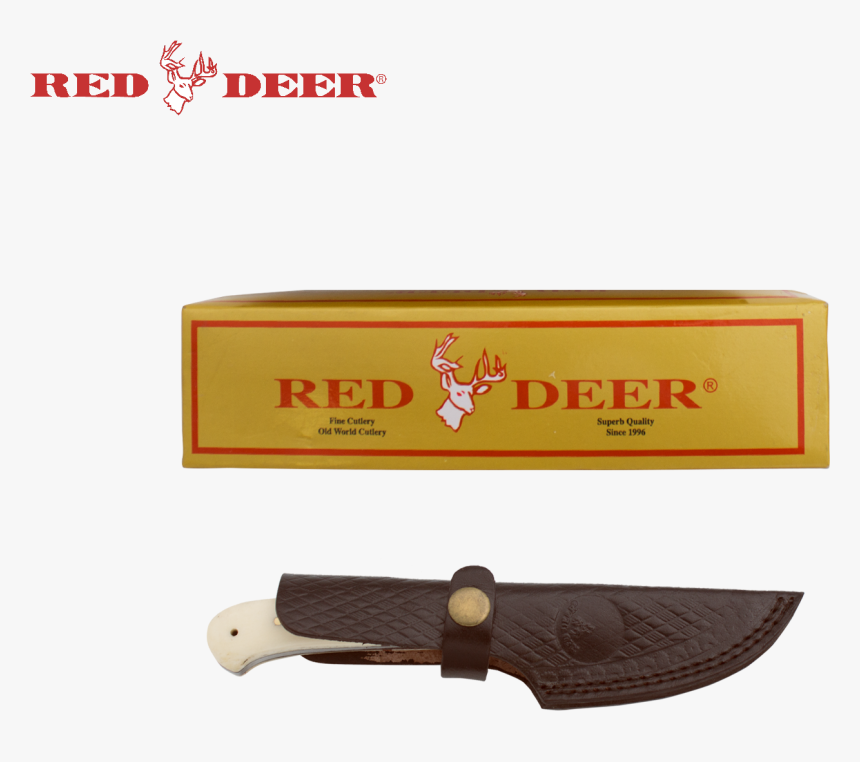 7 In Red Deer® Hunting Knife Real Bone Handle, , Panther - Utility Knife, HD Png Download