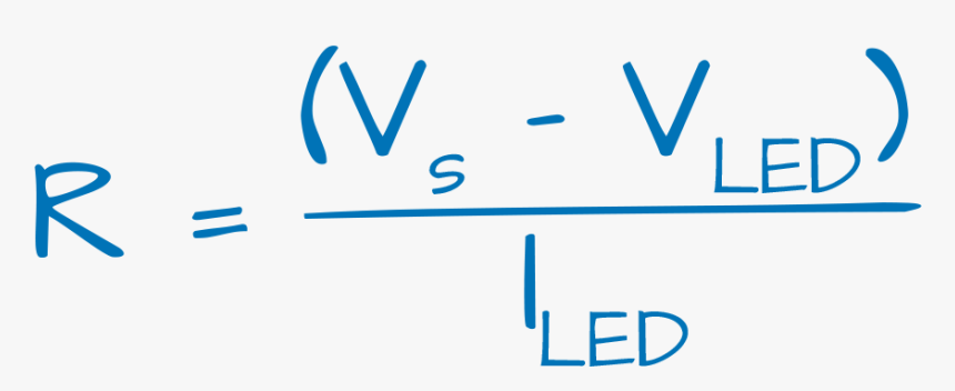 Led Resistor Formula, HD Png Download