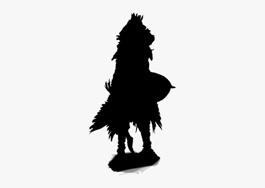 Tribal Warrior Silhouette Transparent Background - Silhouette, HD Png Download