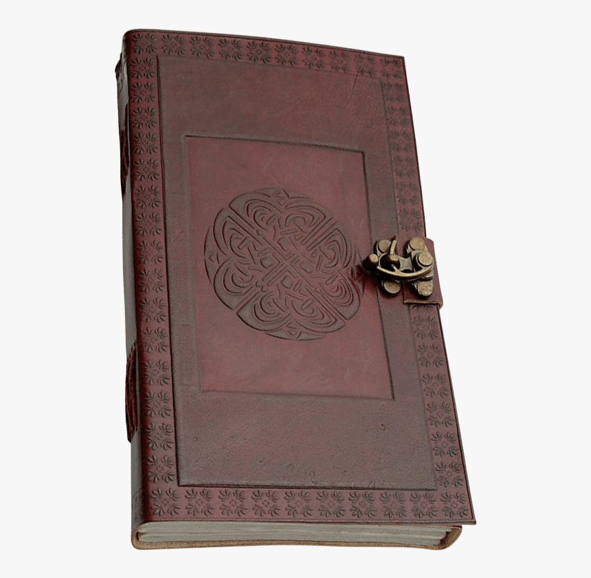 Celtic Circle Leather Journal With Lock - Wood, HD Png Download