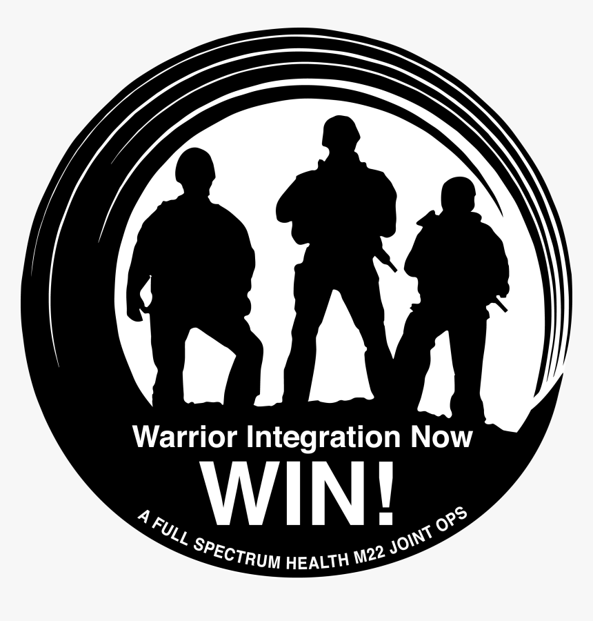 Military Squad Silhouette, HD Png Download