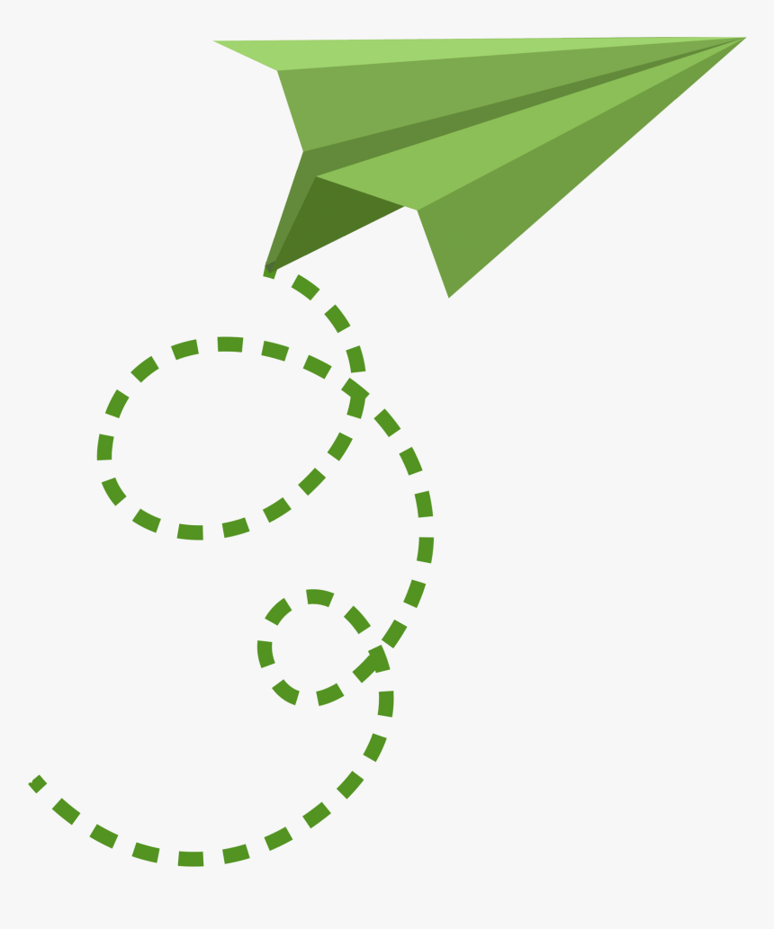 Paper Airplane Isolated - Baby Boy Baptismal Tags, HD Png Download