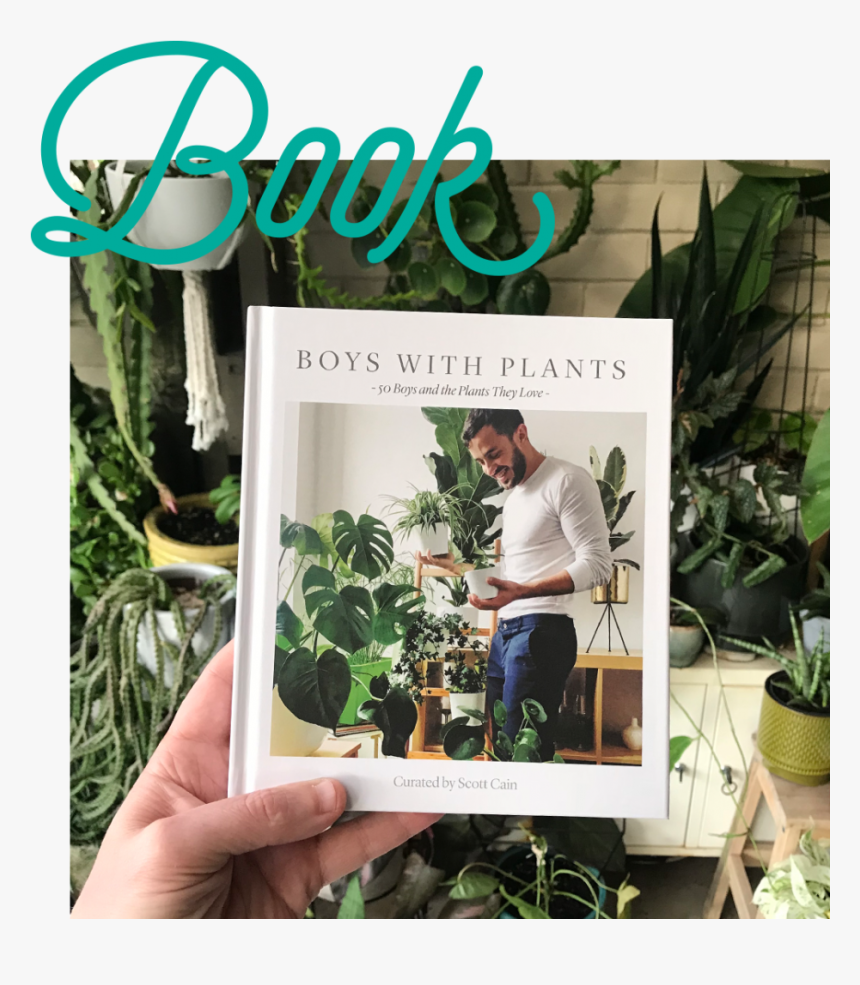 Boys With Plants Book, HD Png Download