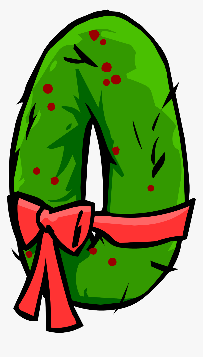 Clipart Forest Wreath - Christmas Wreath Clipart, HD Png Download