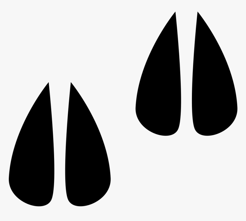 Hoof Prints - Pegada De Porco Png, Transparent Png