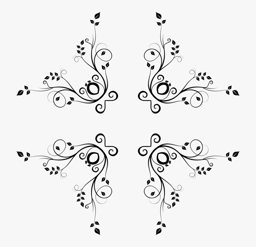 Art,symmetry,monochrome Photography - Catholic Flourish, HD Png Download