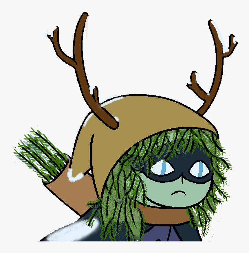 The Arrows Are Now Pine Branches, Like My Hair - Cartoon, HD Png Download