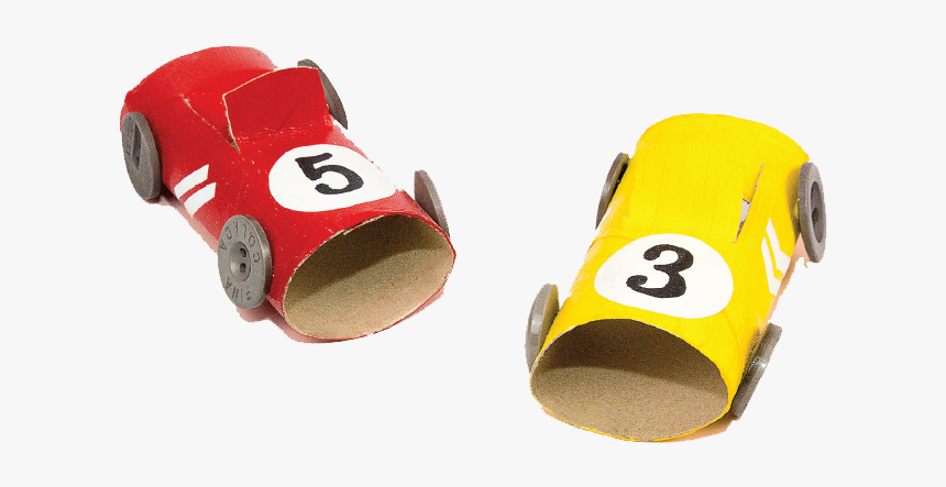 Race Cars - Toilet Roll Race Car, HD Png Download