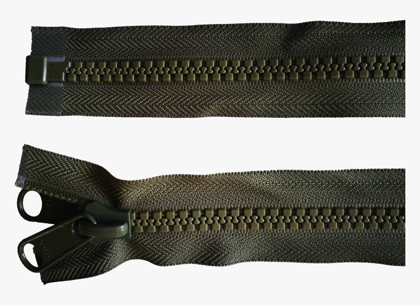 Type 10 Chunky Open End Cut Zip - Zipper, HD Png Download