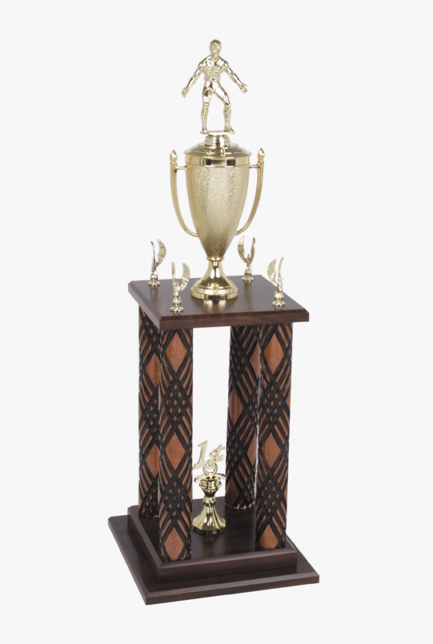4 Column Trophy For Wrestling Events - End Table, HD Png Download