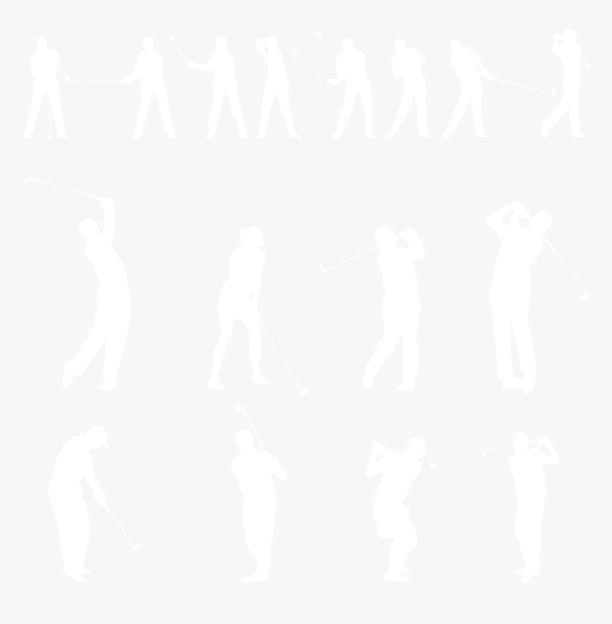 Golf Silhouette Png, Transparent Png