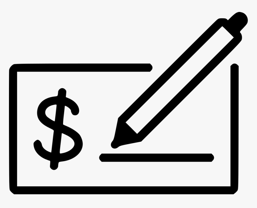 Cheque - Picto Moyen De Paiement, HD Png Download