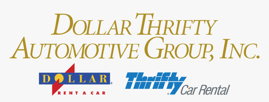 Dollar Thrifty Automotive Group Logo Png Transparent - Dollar Rent A Car, Png Download