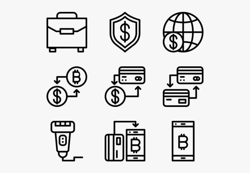 Black And White Icon Money, HD Png Download