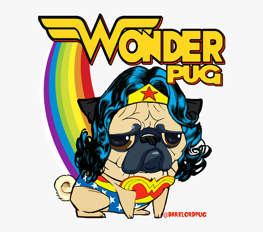 Dark Lord Pug - Wonder Pug, HD Png Download