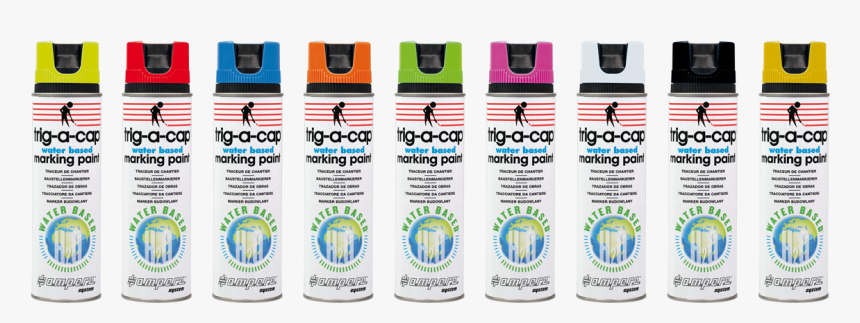 Trig A Cap Water Based Marking Paint - Water Bottle, HD Png Download