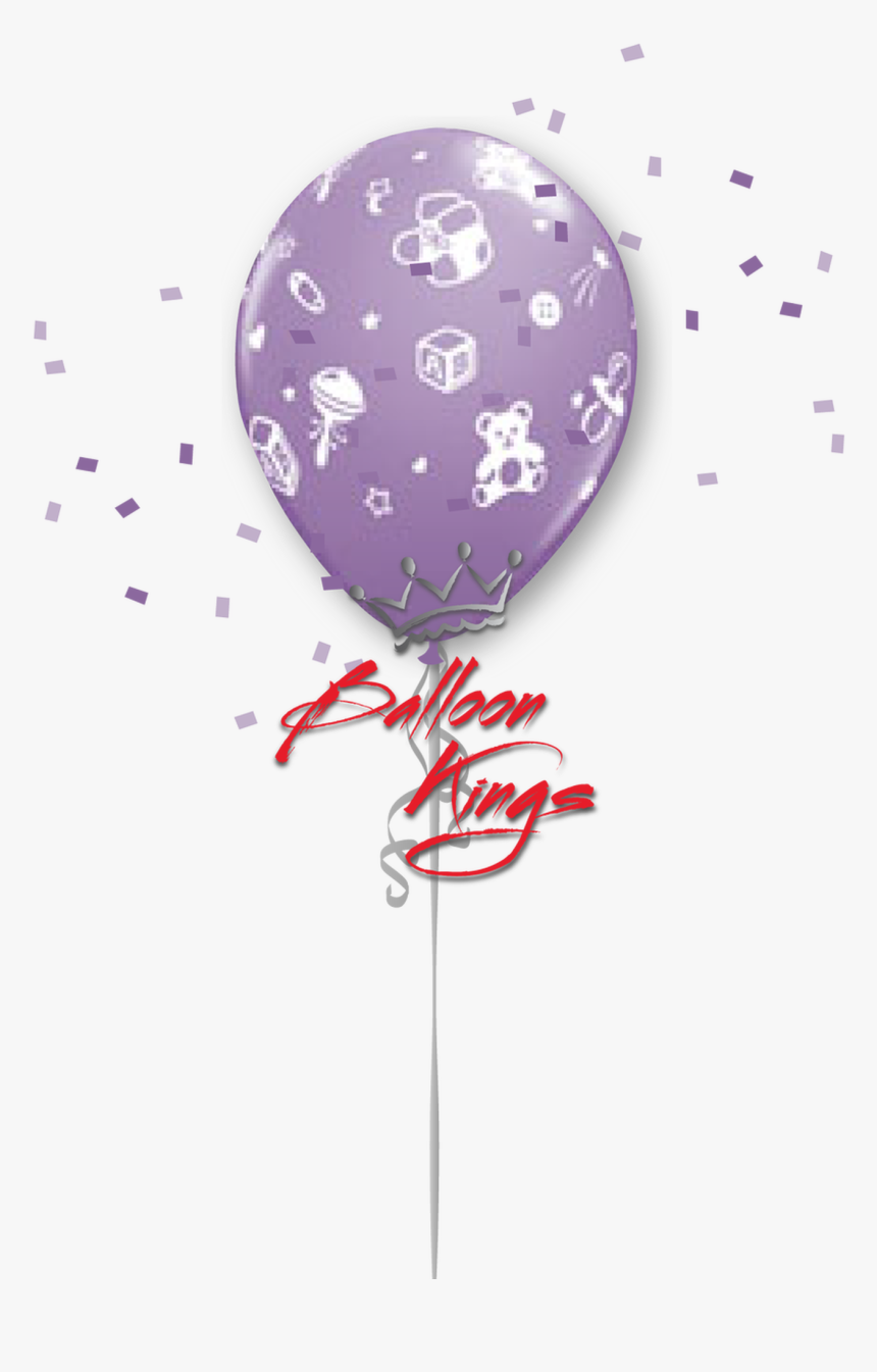 11in Latex Baby Nursery - Transparent Polka Dots Red And Black, HD Png Download