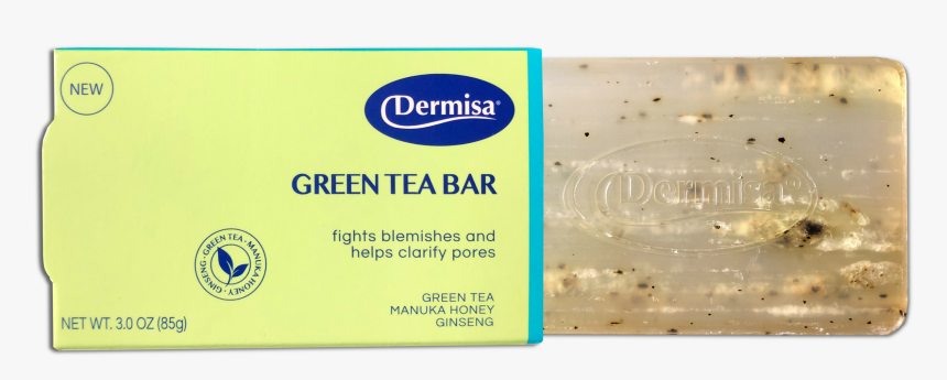 Dermisa Green Tea Bar, HD Png Download