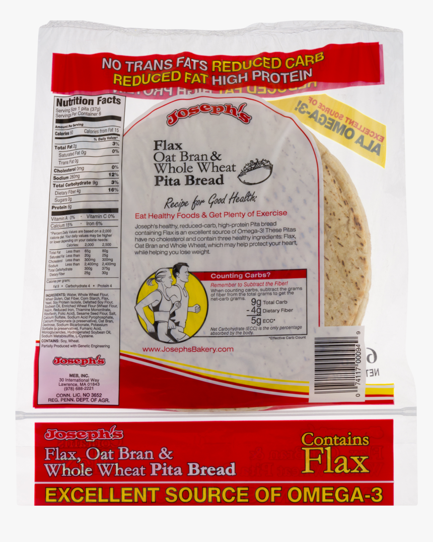 Joseph's Pita Bread, HD Png Download