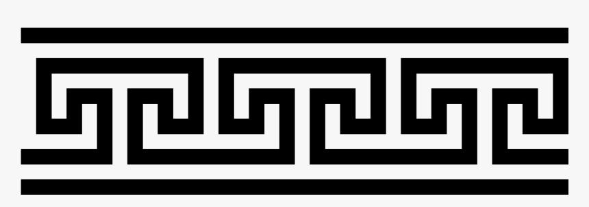 Ancient Greek Meander 5 Clip Art - Transparent Greek Designs Png, Png Download
