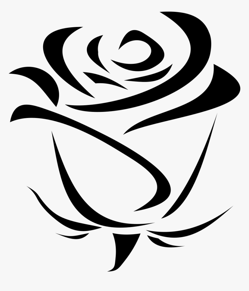 Rose - Free Rose Svg File, HD Png Download