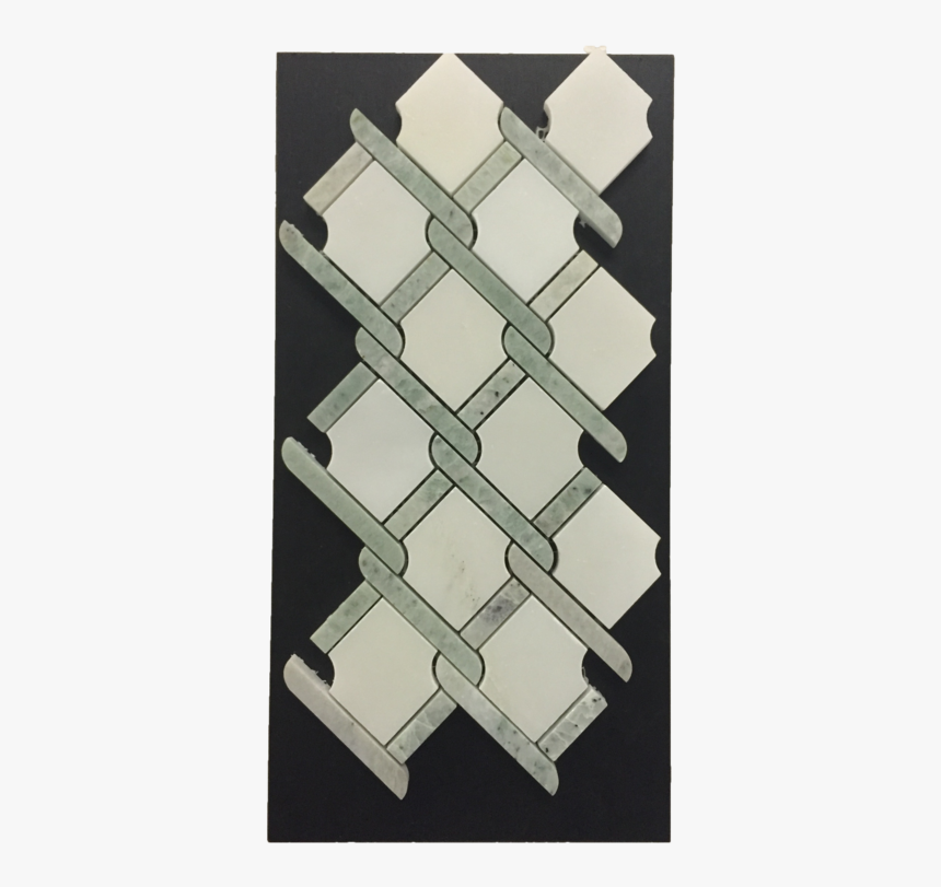 Argyle White Absolute With Ming Green Bar Polished, HD Png Download