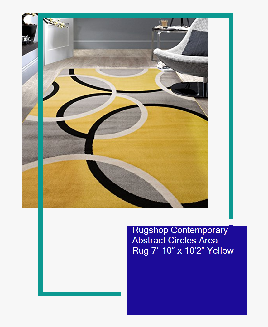 Transparent Abstract Circles Png - Gray And White Patterned Rug, Png Download