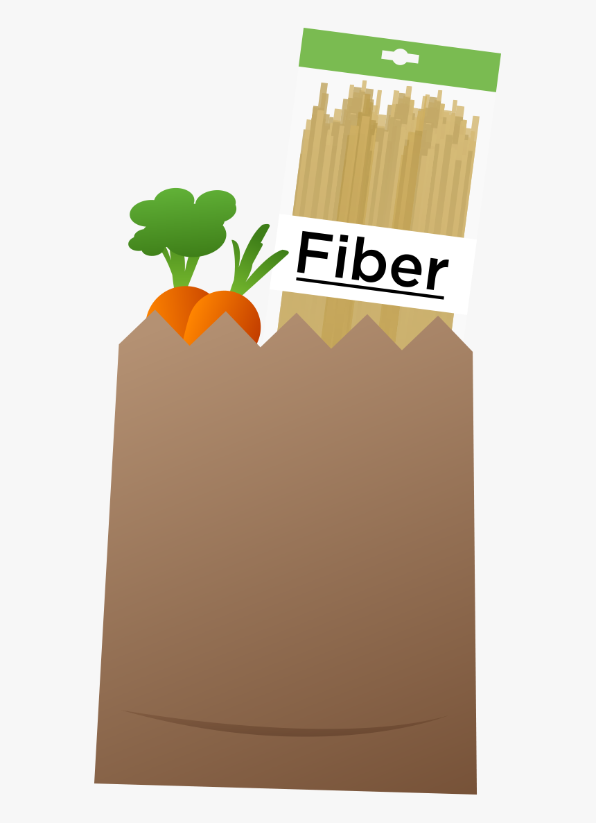 Transparent Paper Bags Clipart - Fibre Food Clipart, HD Png Download