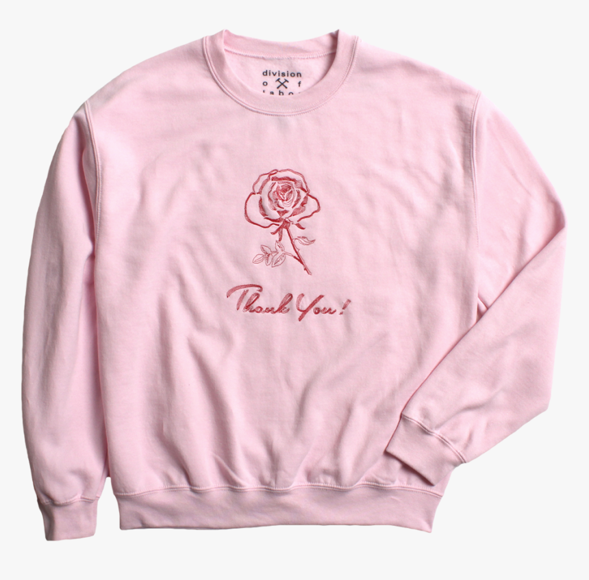 Thank You Rose Crew Neck Sweatshirt - Thank You Next Sweater, HD Png Download