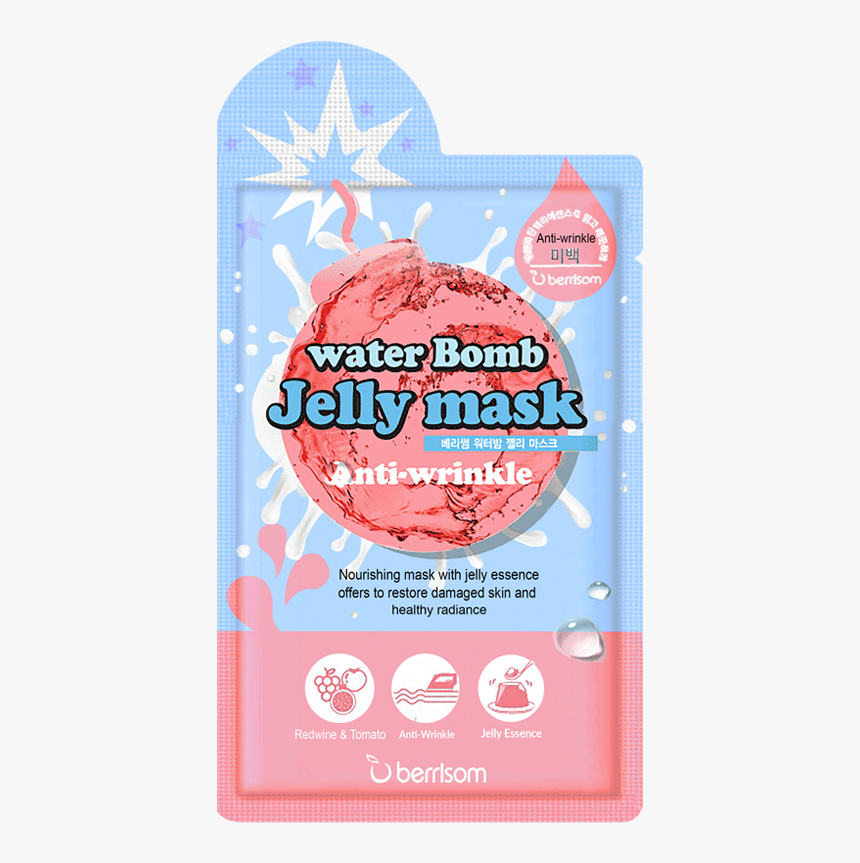 Berrisom Water Bomb Jelly Mask Описание, HD Png Download