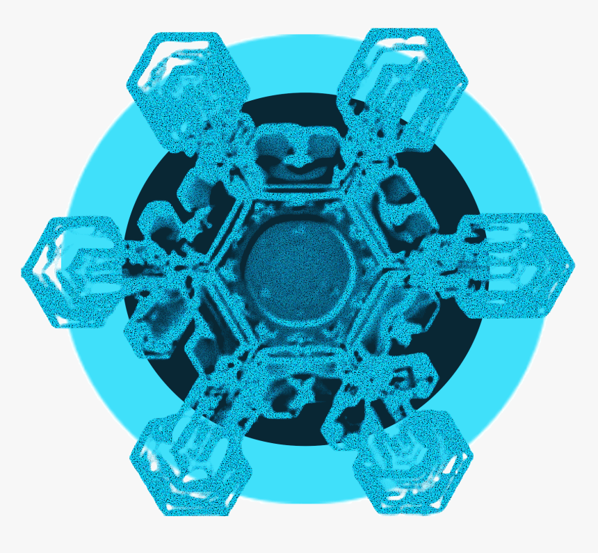 Transparent Snowflake Png Free - Illustration, Png Download