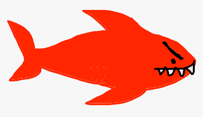 Transparent Shark Mouth Png - Garibaldi (fish), Png Download