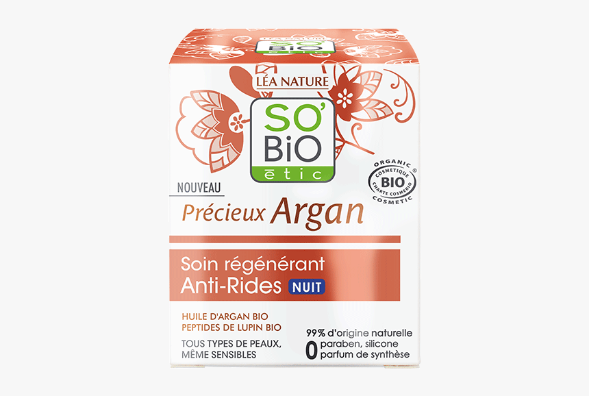 Anti-wrinkle Regenerative Night Care Image1 - So Bio Etic Precieux Argan, HD Png Download