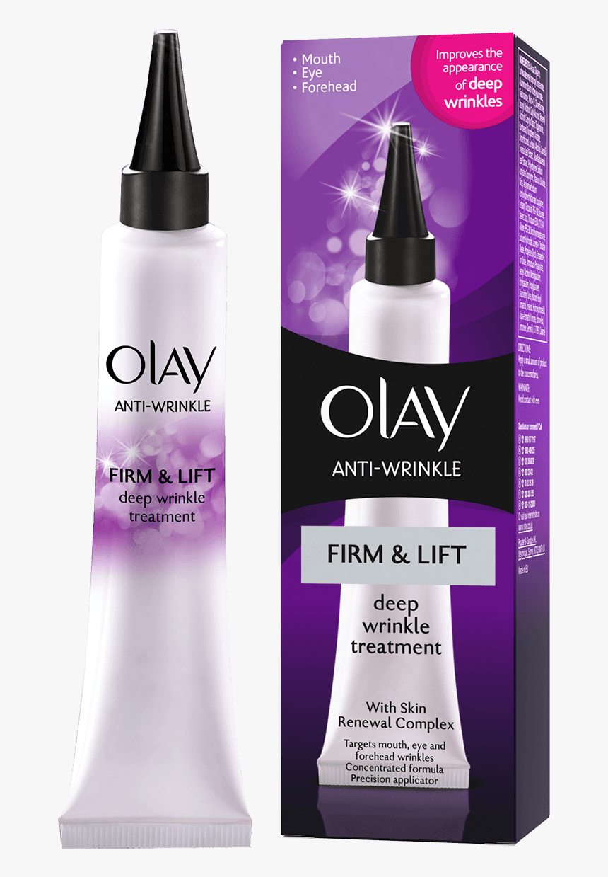 Anti-wrinkle Firm & Lift Deep Wrinkle Treatment - Olay Krem Pod Oczy, HD Png Download
