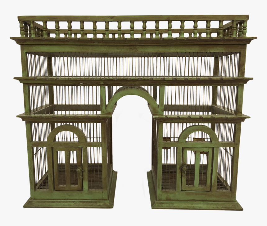 Large Arc De Triomphe Bird Cage Aviary, HD Png Download