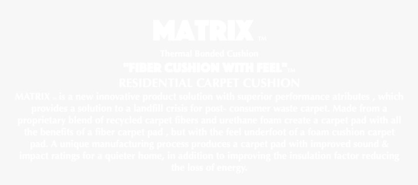 Matrix Tm Thermal Bonded Cushion Fiber Cushion With - Não Seja Cruel Minutos De Sabedoria, HD Png Download