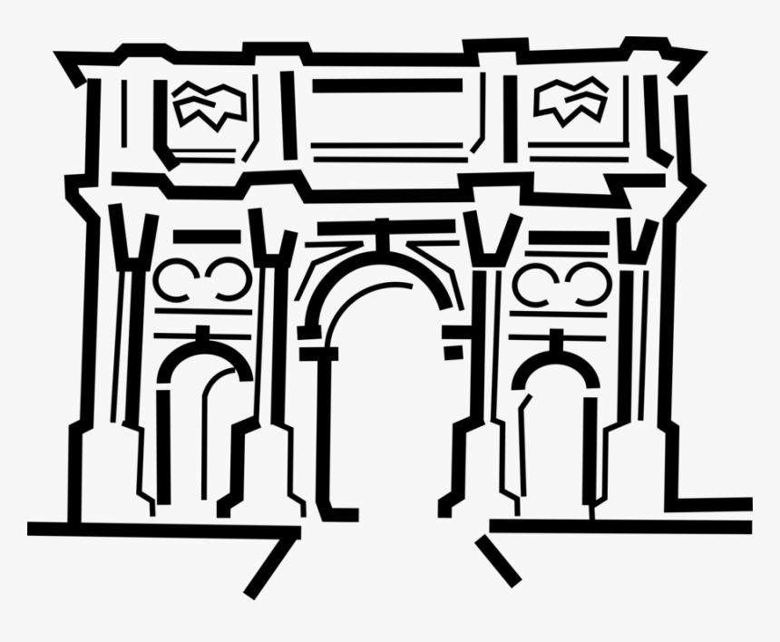 Transparent Arc De Triomphe Clipart - Arc De Triomphe Clipart Transparent, HD Png Download