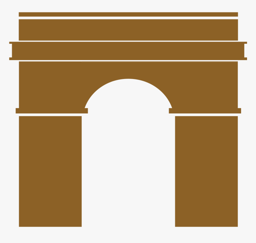 Arc De Triomphe Icon, HD Png Download