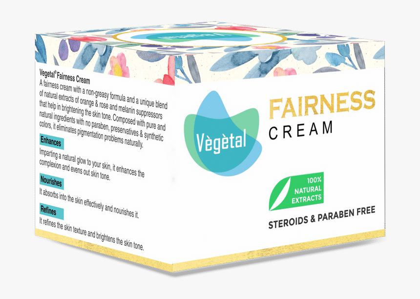 Vegetal Fairness Cream - Display Advertising, HD Png Download