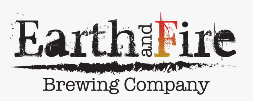 Logo - Earth And Fire Brewing, HD Png Download