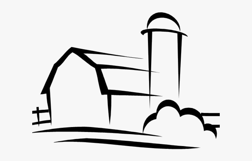 Barn Clipart Line Drawing Barn Drawing Png Transparent Png