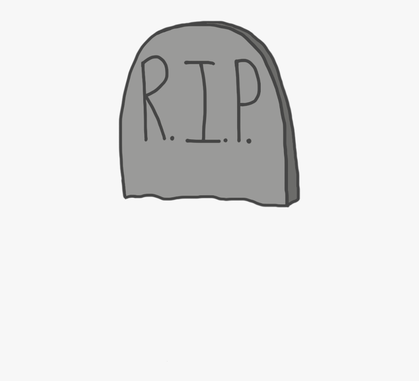 #rip #grave #gravestone #creepy #goth #halloween #spooky - Beanie, HD Png Download