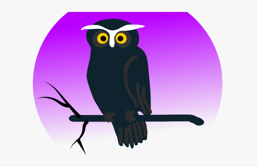 Transparent Owl Png Clipart - Halloween Owl Cartoon, Png Download